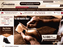 Tablet Screenshot of deriayakkabilar.com